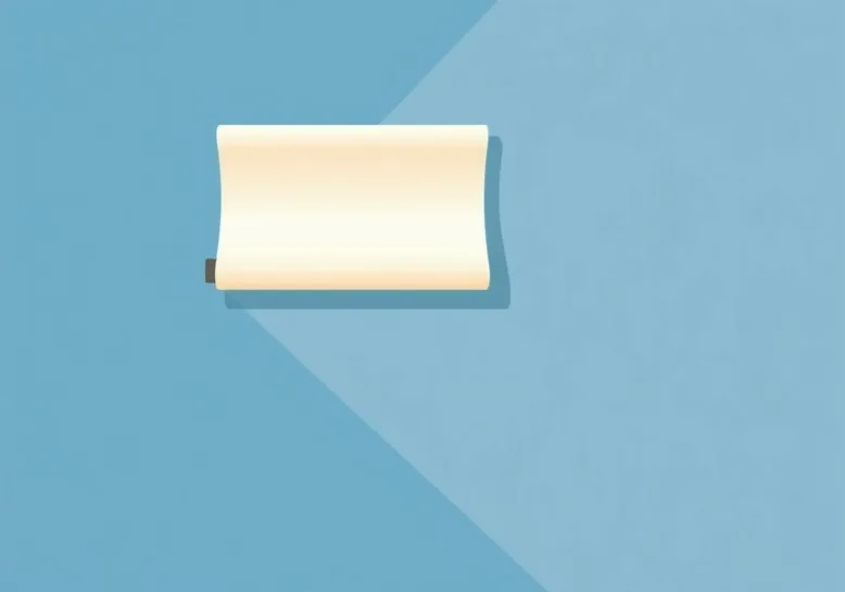 Pose de papier peint, rouleau et brosse à maroufler
